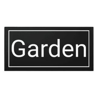 Modern Garden Vacation Rental Sign