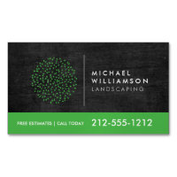 Modern Gardener Landscaping Shrub Logo Black Wood