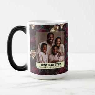 Modern Gardenias Flower Big Dad Photo Travel Tea Color Morph Mug