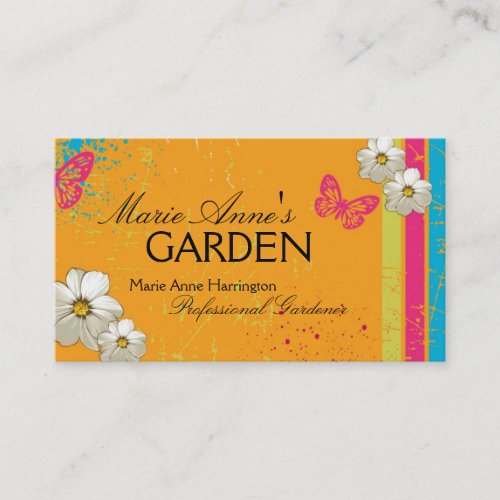 Modern Gardening Business Card