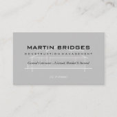Modern General Construction Business Card (Front)