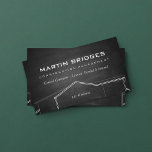 Modern General Construction Chalk Business Card at Zazzle