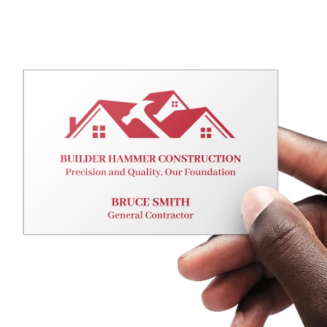 Modern General Contractor  Business Card (Creator Uploaded)
