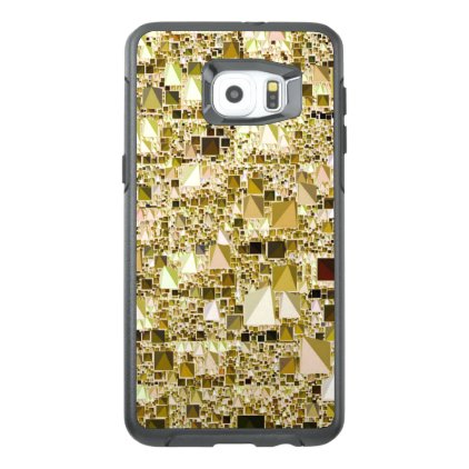 modern geo fun,golden OtterBox samsung galaxy s6 edge plus case