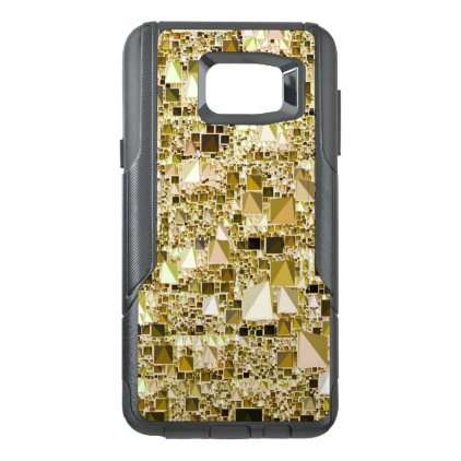 modern geo fun,golden OtterBox samsung note 5 case