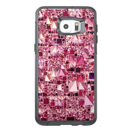 modern geo fun,pink OtterBox samsung galaxy s6 edge plus case