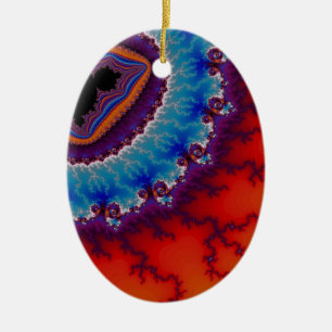 Modern Geode Ornament