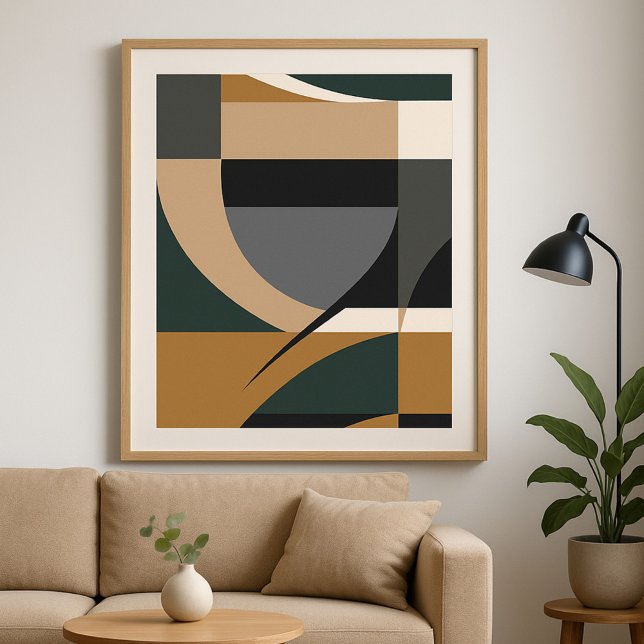 Modern Geometric Abstract Art Poster (Creator Uploaded)