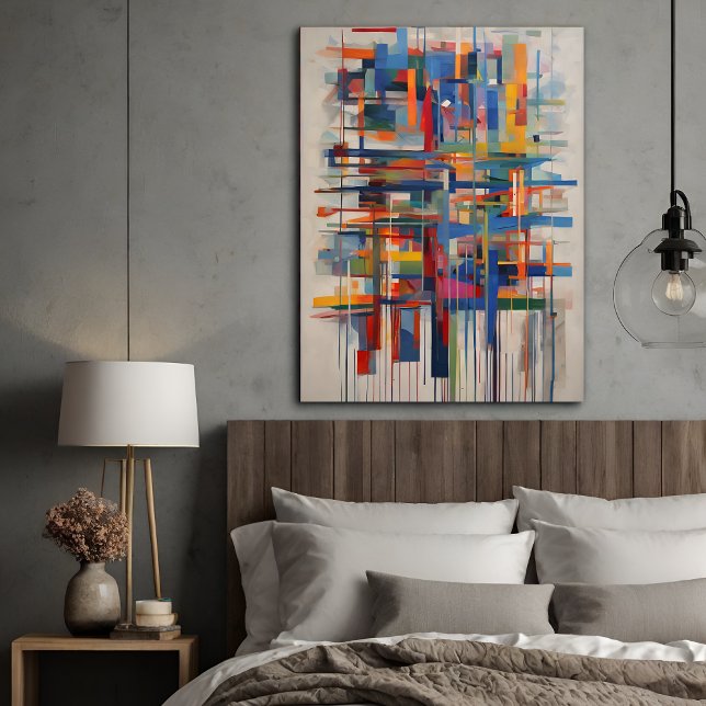 Modern Geometric Abstract Art Poster (Creator Uploaded)