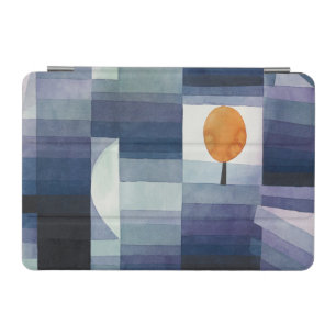 Modern Geometric Abstract Blue Orange Klee iPad Mini Cover