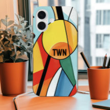 Modern Geometric Abstract Bright Colors