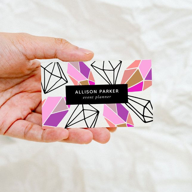 Modern Geometric Abstract Business Card (Creator Uploaded)