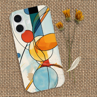 Modern Geometric Abstract  iPhone 16 Case