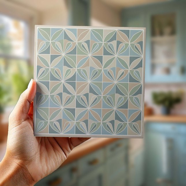 Modern Geometric Abstract Pat#19 ID1192 Ceramic Tile (Creator Uploaded)