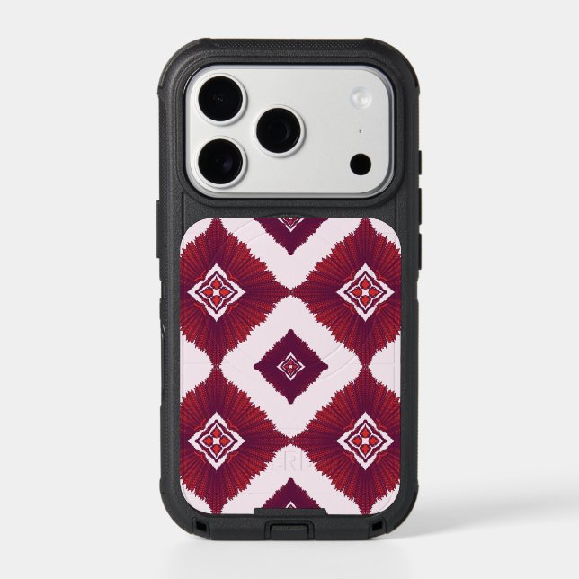 Modern Geometric Abstract Pattern iPhone 17 Pro Ma (Back)