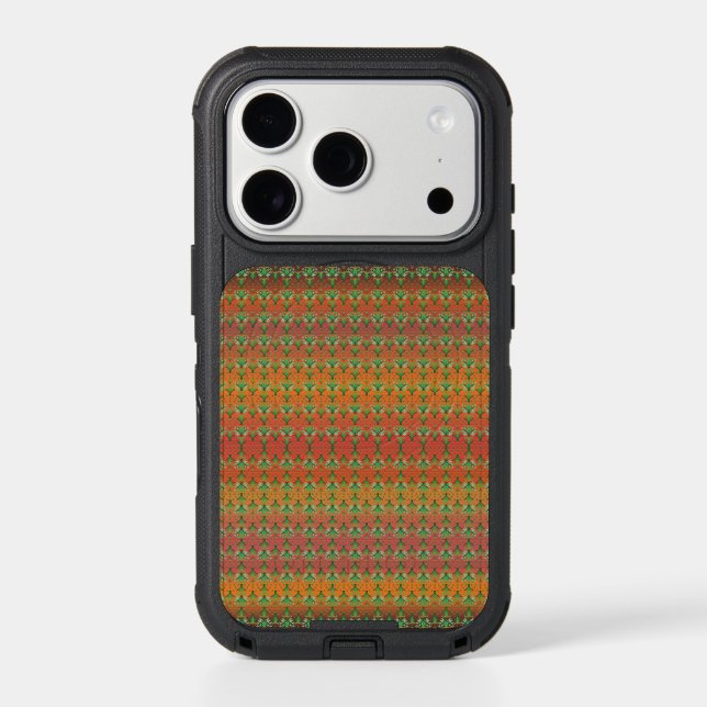 Modern Geometric Abstract Pattern iPhone 17 Pro Ma (Back)