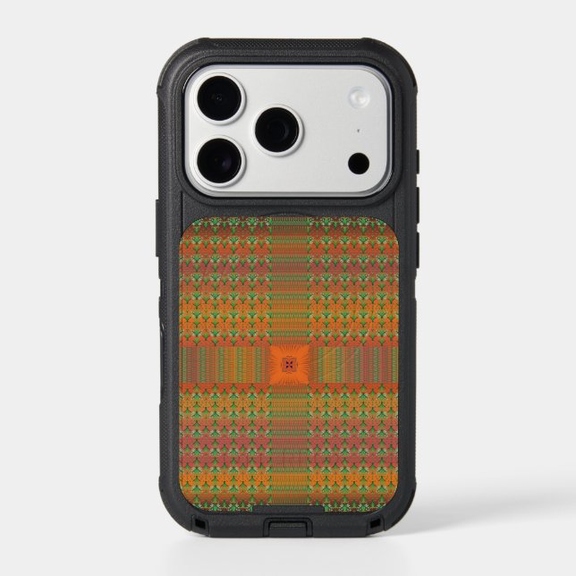 Modern Geometric Abstract Pattern iPhone 17 Pro Ma (Back)