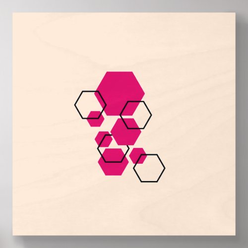 Modern Geometric Abstract Pattern Photo Tile - Min