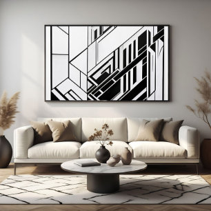 Modern Geometric Abstract Poster