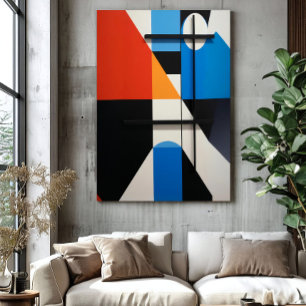 Modern Geometric Abstraction Canvas Print