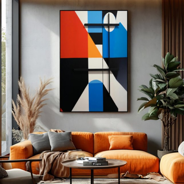 Modern Geometric Abstraction Poster (Creator Uploaded)