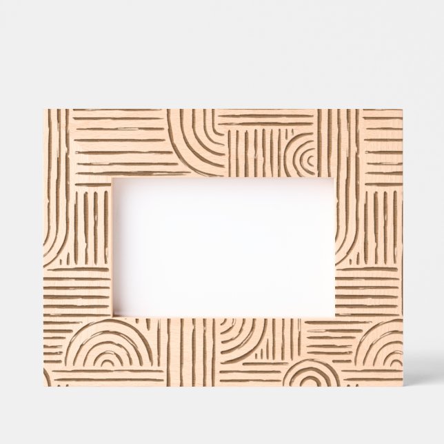 Modern Geometric All Over Pattern Engraved Frames (Front)