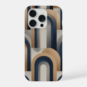Modern Geometric Arch Revival Retro Art Deco iPhone 15 Pro Case