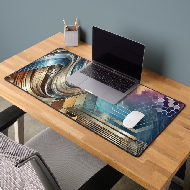 Modern Geometric Art Desk Mat (Office 2)
