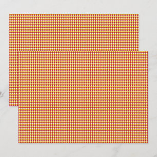 Modern Geometric Birthday Pattern Thank You Card