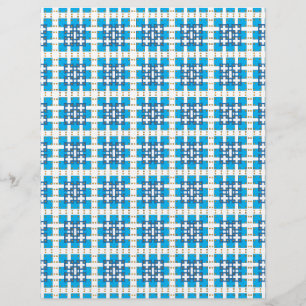 Modern geometric blue SEA squares pattern