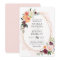 Modern Geometric Blush Bloom Floral Chic Wedding