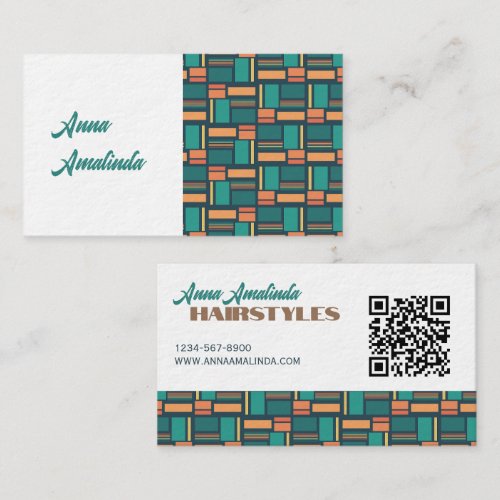 Modern Geometric Business Card