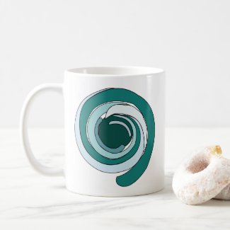 Modern Geometric Circle Coffee Mug