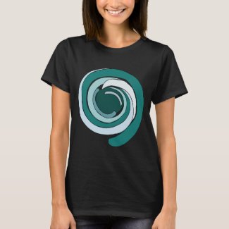 Modern Geometric Circle T-Shirt