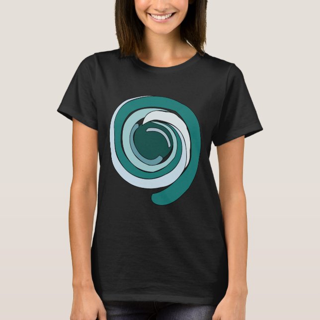 Modern Geometric Circle T-Shirt (Front)