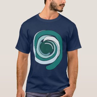Modern Geometric Circle T-Shirt