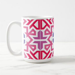 Modern Geometric colorful Boho Pattern Coffee Mug