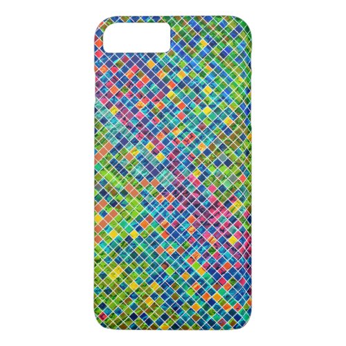 Modern Geometric Colorful Mosaic Pattern iPhone 8 Plus7 Plus Case