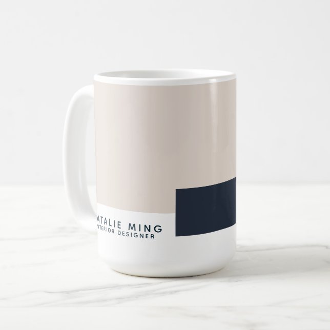 Modern Geometric company Coffee Mug (Front Left)