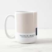 Modern Geometric company Coffee Mug (Left)