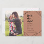 Modern Geometric | Copper Let's Do This Photo Save The Date