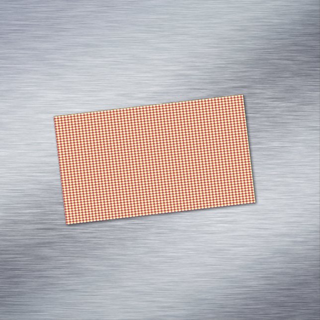 Modern Geometric Corporate Pattern Business Card Magnet (In Situ)