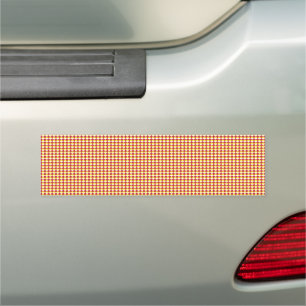 Modern Geometric Corporate Pattern Car Magnet