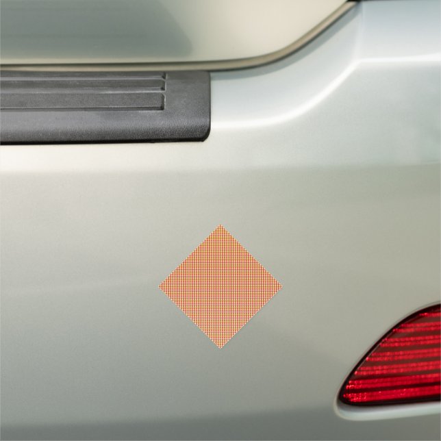 Modern Geometric Corporate Pattern Car Magnet (In Situ)