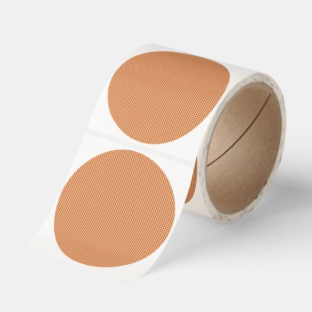 Modern Geometric Corporate Pattern Classic Round Sticker (Roll)