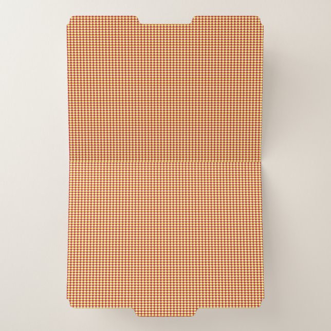 Modern Geometric Corporate Pattern File Folder (Inside Center)
