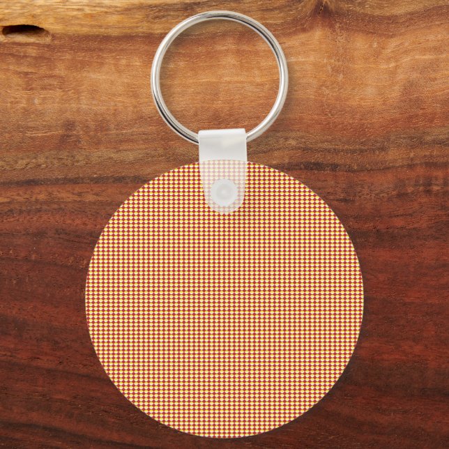 Modern Geometric Corporate Pattern Keychain (Back)