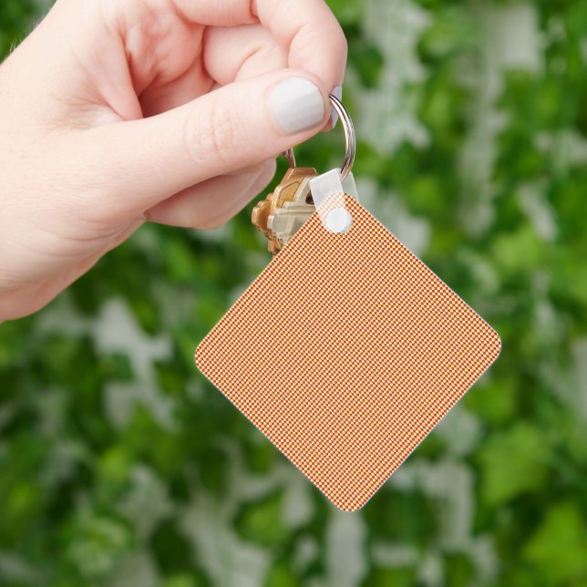 Modern Geometric Corporate Pattern Keychain (Hand)