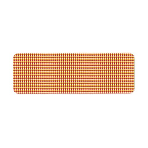 Modern Geometric Corporate Pattern Label