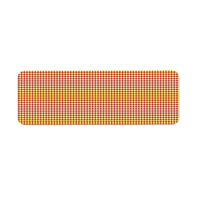 Modern Geometric Corporate Pattern Label (Front)